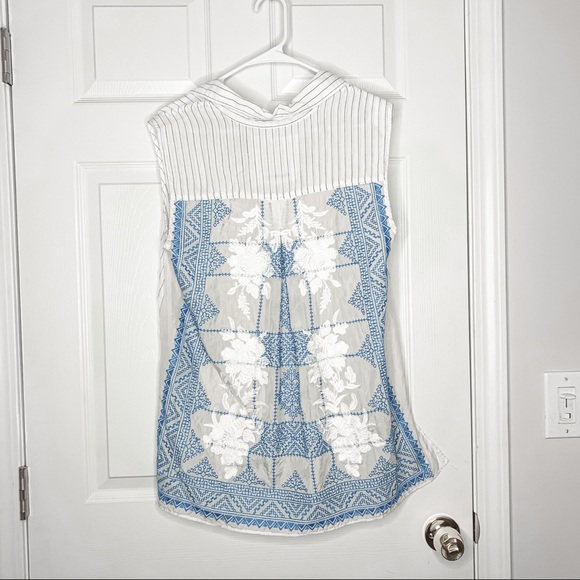 Johnny Was 3J Gaga embroidered blouse - Picture 2 of 5